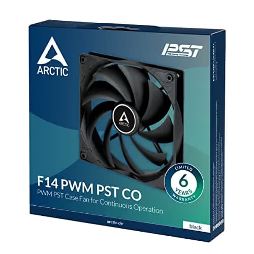 ARCTIC F 140mm Black PWM PST CO image