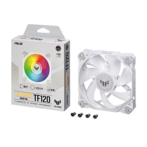 Asus TUF GAMING TF120 120mm ARGB PWM 76 CFM White image