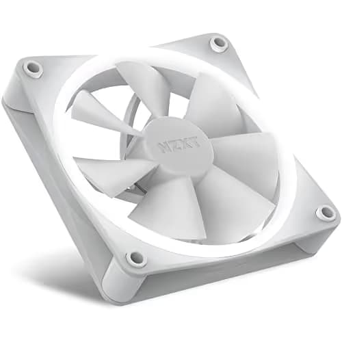 NZXT F120 120mm White Addressable RGB PWM 50.18 CFM 1-Pack image