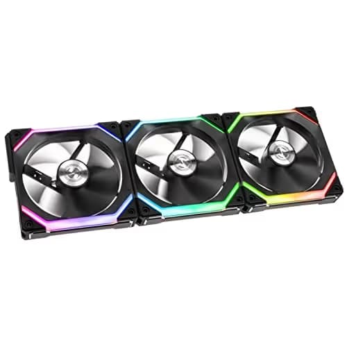 Lian Li UNI SL120 120mm Black RGB PWM 3-Pack main image