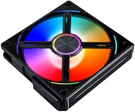 Lian Li Uni Fan AL 120mm ARGB PWM  Black Pack of 3 image