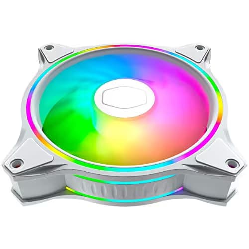 Cooler Master MasterFan MF Halo 120mm White Addressable RGB PWM 47.2 CFM image