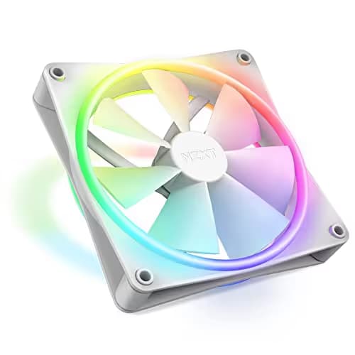 NZXT F140 RGB DUO 140mm White Addressable RGB PWM image