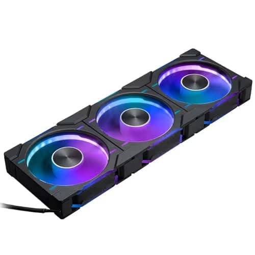 Phanteks D30-120 120mm Black Reversed 61.5 CFM PWM Addressable RGB 3-Pack main image