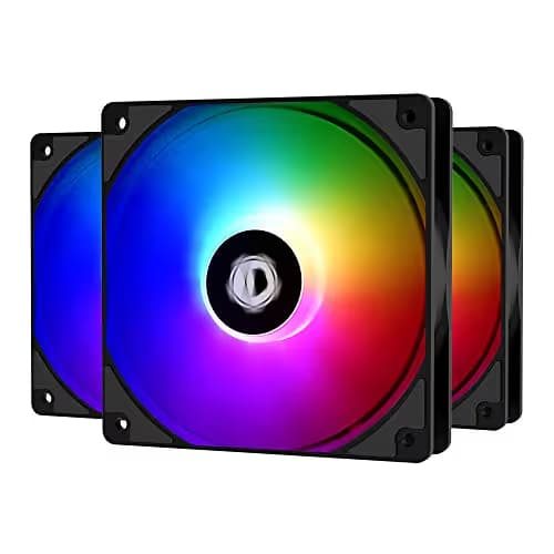 ID-COOLING XF-12025-ARGB-TRIO 120mm Black / White PWM ARGB 3-Pack image