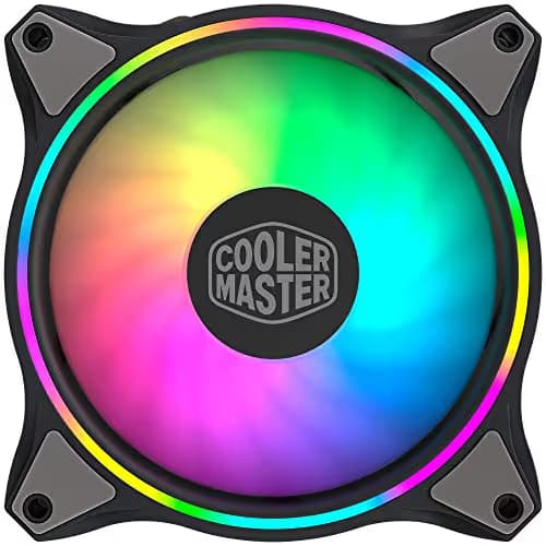 Cooler Master MasterFan MF Halo 120mm Black Addressable RGB PWM 47.2 CFM 1-Pack image