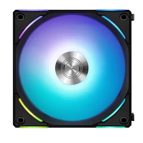 Lian Li UNI FAN AL140 V2 140mm Black Addressable RGB PWM 81.3 CFM 1-Pack image