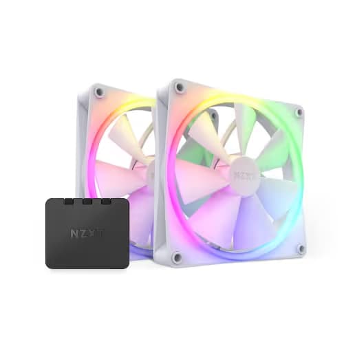 NZXT F140 140mm White PWM RGB 2-Pack main image
