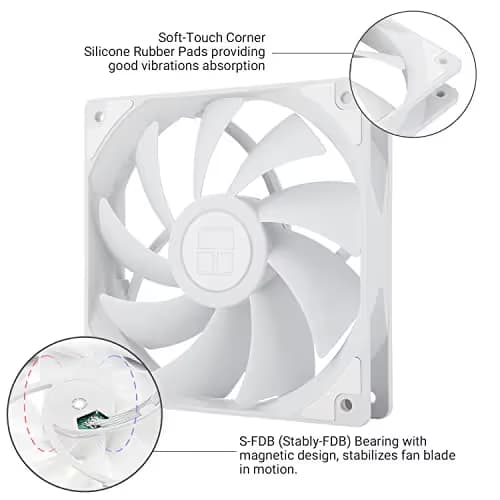 Thermalright TL-C12CW 120mm White PWM 66.17 CFM image