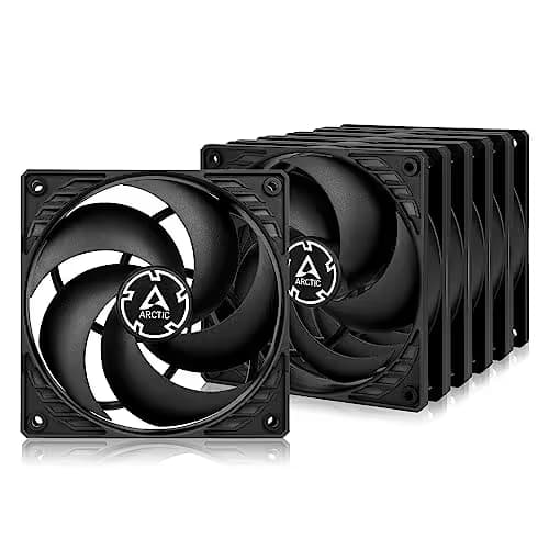 ARCTIC P12 120mm Black 56.3 CFM 5-Pack image