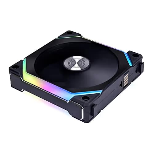 Lian Li UNI FAN SL V2 120mm Black / Silver Addressable RGB PWM 64.5 CFM 1-Pack image