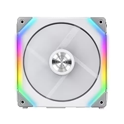Lian Li Uni Fan SL 140mm White Addressable RGB PWM 70.5 CFM 2-Pack image
