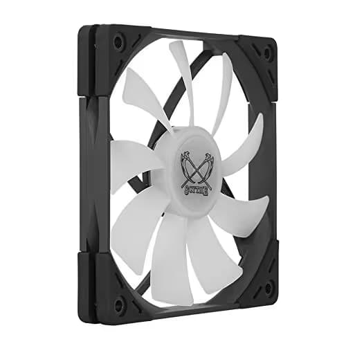Scythe Kaze Flex Slim 120mm Black / White PWM RGB image