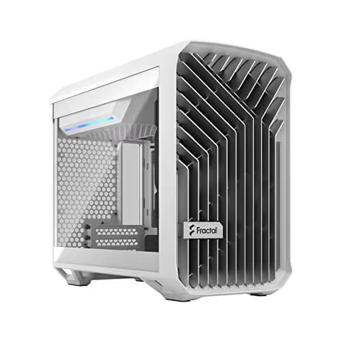 Fractal Design Torrent Nano Mini-ITX Tower White / Black with Tempered Glass Side Panel and USB 3.2 Gen 2 Type-C, USB 3.2 Gen 1 Type-A main image