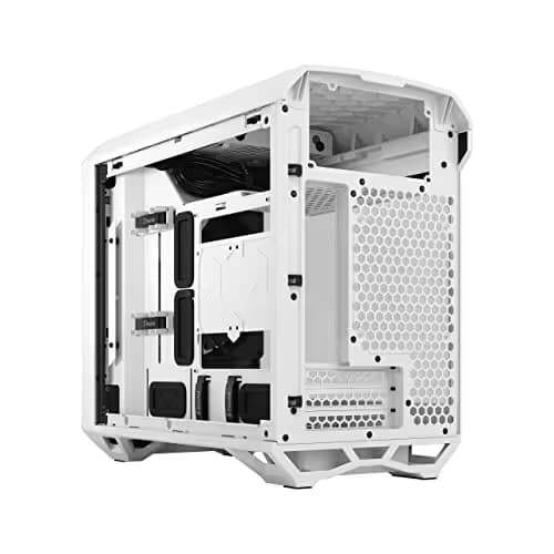 Fractal Design Torrent Nano Mini-ITX Tower White / Black with Tempered Glass Side Panel and USB 3.2 Gen 2 Type-C, USB 3.2 Gen 1 Type-A image