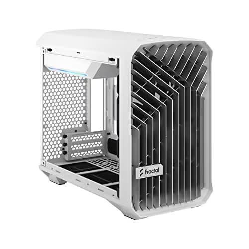 Fractal Design Torrent Nano Mini-ITX Tower White / Black with Tempered Glass Side Panel and USB 3.2 Gen 2 Type-C, USB 3.2 Gen 1 Type-A image