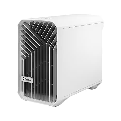 Fractal Design Torrent Nano Mini-ITX Tower White / Black with Tempered Glass Side Panel and USB 3.2 Gen 2 Type-C, USB 3.2 Gen 1 Type-A image