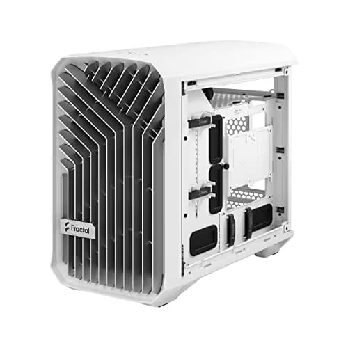 Fractal Design Torrent Nano Mini-ITX Tower White / Black with Tempered Glass Side Panel and USB 3.2 Gen 2 Type-C, USB 3.2 Gen 1 Type-A image