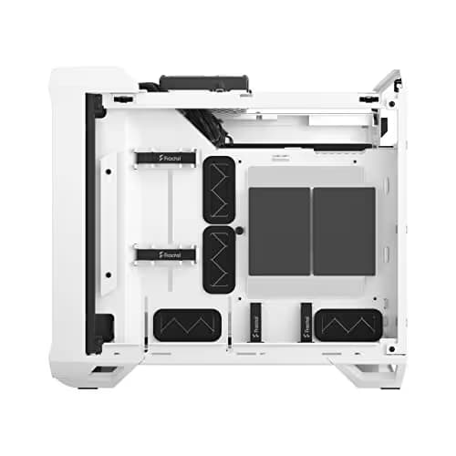 Fractal Design Torrent Nano Mini-ITX Tower White / Black with Tempered Glass Side Panel and USB 3.2 Gen 2 Type-C, USB 3.2 Gen 1 Type-A image