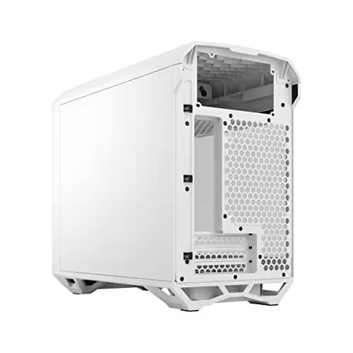 Fractal Design Torrent Nano Mini-ITX Tower White / Black with Tempered Glass Side Panel and USB 3.2 Gen 2 Type-C, USB 3.2 Gen 1 Type-A image