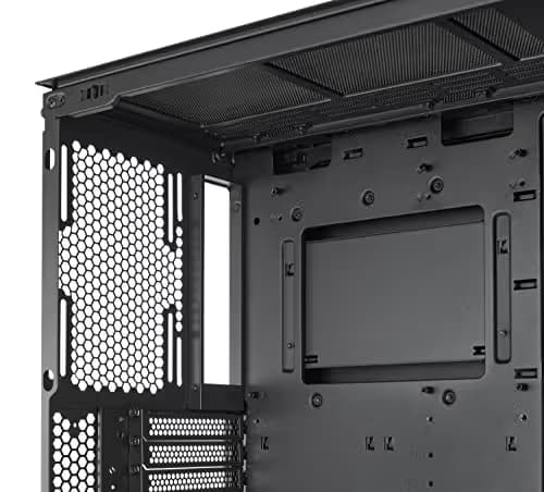 Lian Li LANCOOL 216 EATX Mid Tower Black Tempered Glass Side Panel image