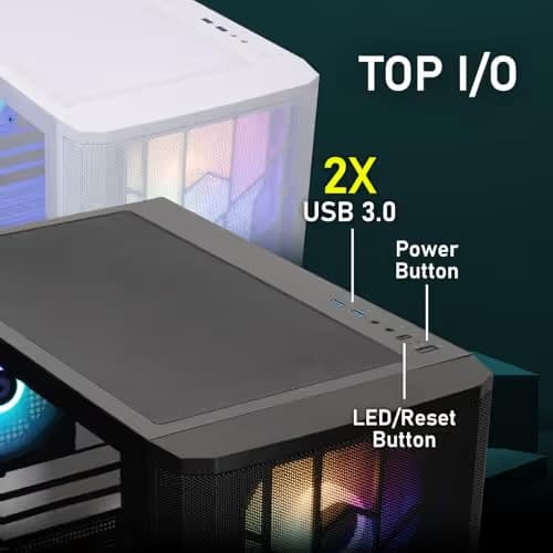 BitFenix Nova Mesh SE ATX Mid Tower Black Tempered Glass image
