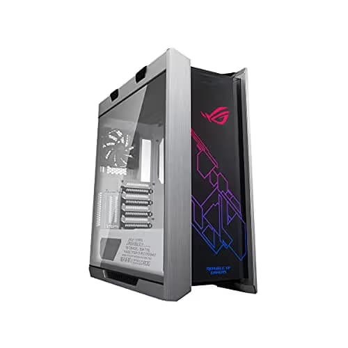 Asus GX601 ATX Full Tower White / Black Tempered Glass Side Panel image