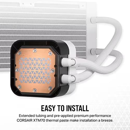 Corsair iCUE H150i ELITE LCD XT Water 360mm White / Gray image