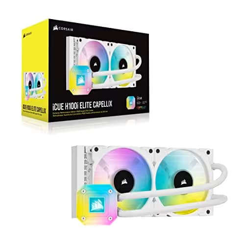 Corsair iCUE H100i ELITE CAPELLIX Water 240mm 75 CFM image