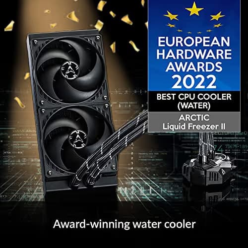 ARCTIC Liquid Freezer II Water 420mm RGB 68.9 CFM Black image