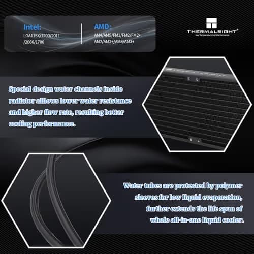 Thermalright Frozen Notte ARGB Water 360mm Black image