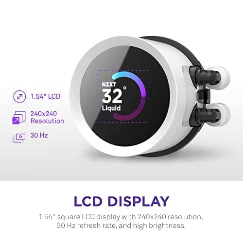 NZXT Kraken Water 360mm RGB 78.02 CFM White image