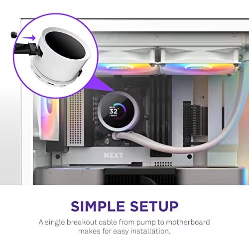 NZXT Kraken Water 360mm RGB 78.02 CFM White image