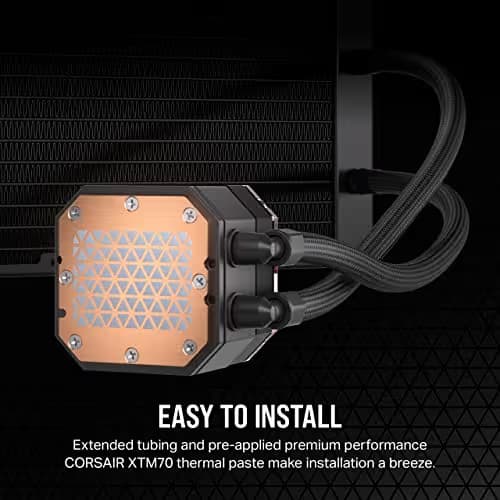 Corsair iCUE H115i ELITE CAPELLIX XT Water 280mm 89 CFM Black image