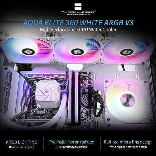 Thermalright Aqua Elite V3 Water 360mm 66.17 CFM White image