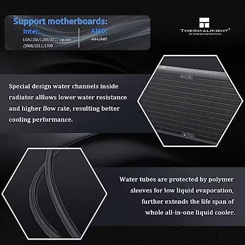 Thermalright Frozen Edge Water 240mm 69 CFM Black image