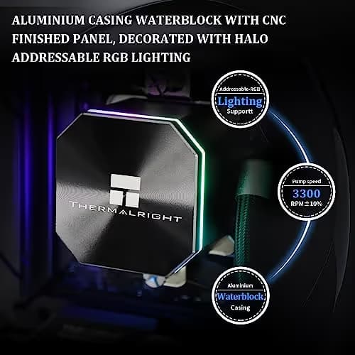 Thermalright Frozen Edge Water 240mm 69 CFM Black image