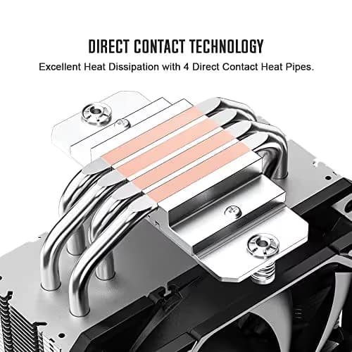 ID-COOLING SE-224-XTS Air 151mm Black / Silver 70 CFM image