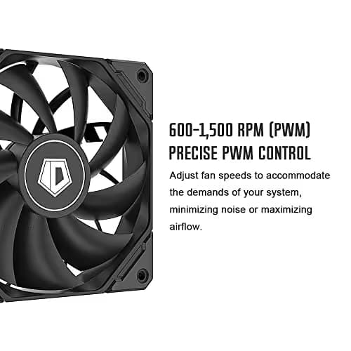 ID-COOLING SE-224-XTS Air 151mm Black / Silver 70 CFM image