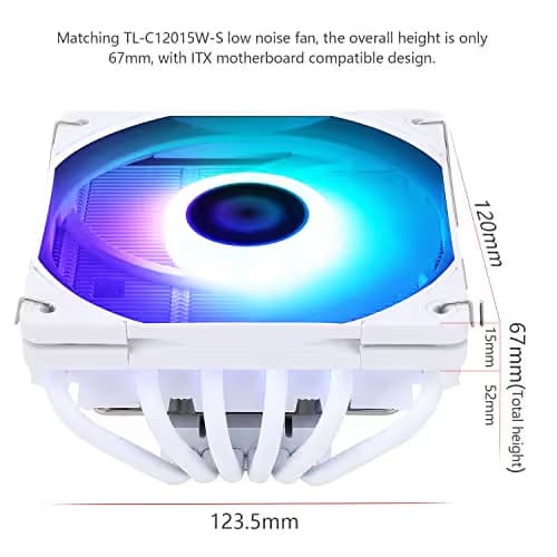 Thermalright AXP120-X67 Air 67mm 59 CFM White image