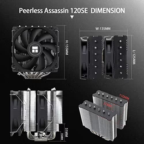 Thermalright Peerless Assassin 120 SE Air 155mm Black/Silver image
