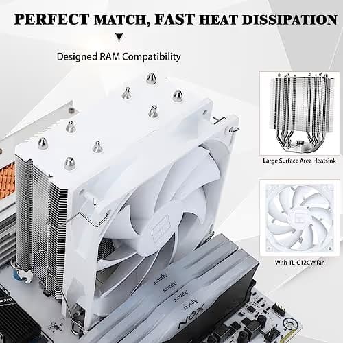 Thermalright Assassin X Refined SE Air 148mm White / Silver image