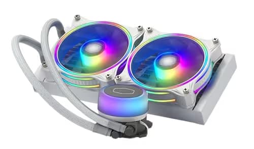 Cooler Master MasterLiquid ML240 Illusion Water 240mm 47.2 CFM White image