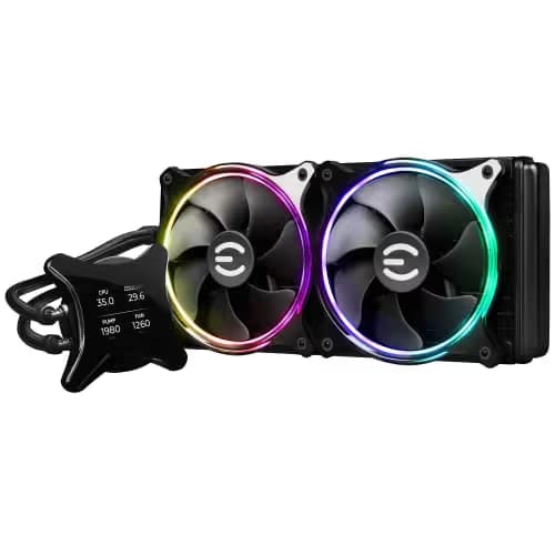 EVGA CLCx Water 280mm 85.13 CFM Black main image