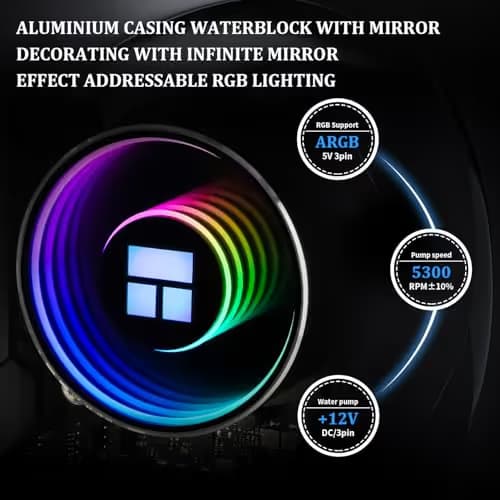 Thermalright Frozen Notte Water 240mm ARGB Black image