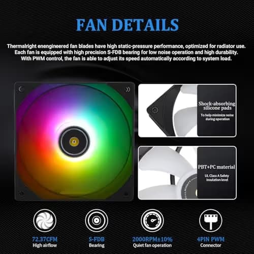 Thermalright Frozen Notte Water 240mm ARGB Black image