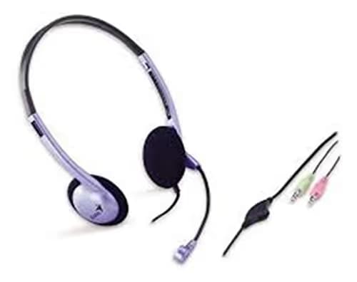 Genius HS-02B Closed Black / Silver Headset image