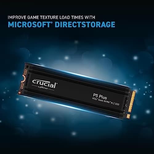 Crucial P5 Plus 2TB M.2 SSD PCIe 4.0 NVMe W/Heatsink image