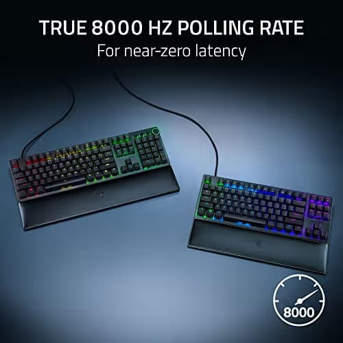 Razer Huntsman V2 Razer Purple Optical Clicky RGB Wired Gaming Keyboard image
