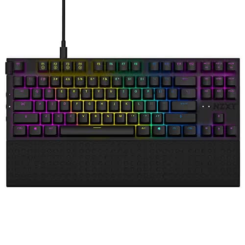 NZXT Function Tenkeyless Mechanical Gateron Red RGB Wired Gaming Keyboard main image